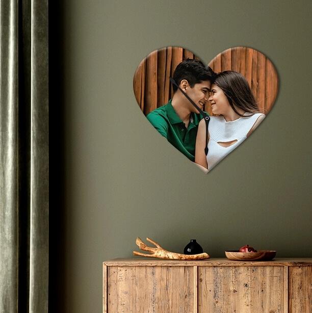 personalized photo wall clock